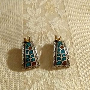 1 pair sterling silver earring jackets